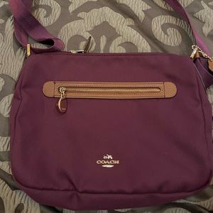 Coach Crossbody Purple Bag